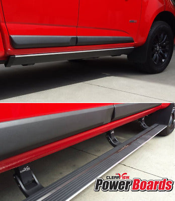 FORD RANGER PXIII (2015-2021)-CLEARVIEW RECRACTABLE SIDE STEPS
