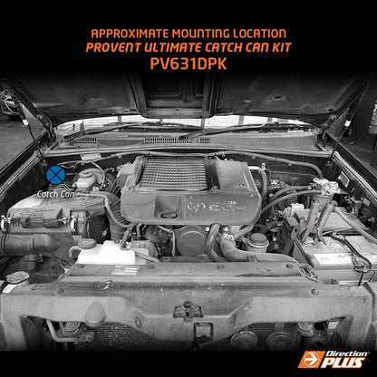 TOYOTA PRADO 150 Series DIRECTION PLUS PV ULTIMATE CATCH CAN KIT