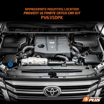 TOYOTA LANDCRUISER 300 Series (2021+)-DIRECTION PLUS PV ULTIMATE CATCH CAN KIT