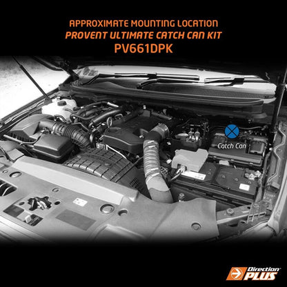 FORD RANGER PX & MAZDA BT50 (2011-2022) DIRECTION PLUS PV ULTIMATE CATCH CAN KIT