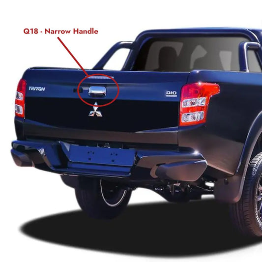 "Plug & Play" Tail Gate Central Lock - Mitsubishi Triton MR (GLS & GLS Premium) With Chrome Tailgate Handle
