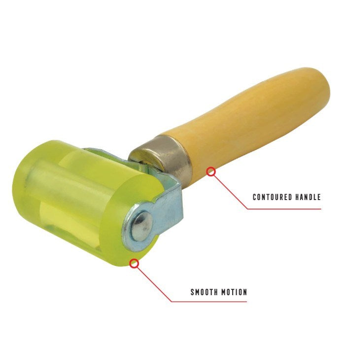 TITAN APPLICATION ROLLER EFFECTIVE WOOD ROLLER WITH CONTURED WOOD HANDLE
