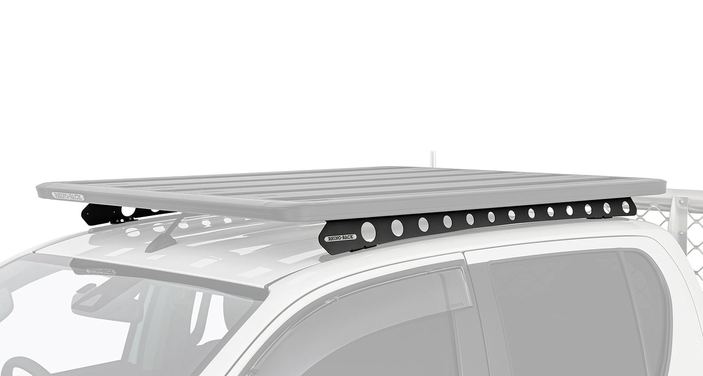 TOYOTA HILUX ROOF RACKS RHINO PIONEER 6 PLATFORM WITH BACKBONE
