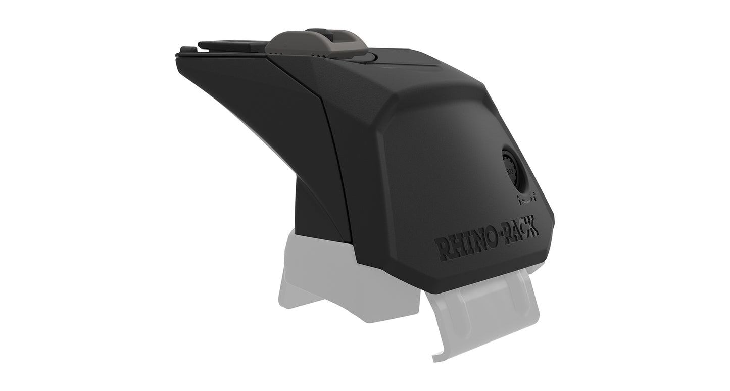 RHINO RACKS VORTEX RX200 4 BLACK 2 BAR ROOF RACK