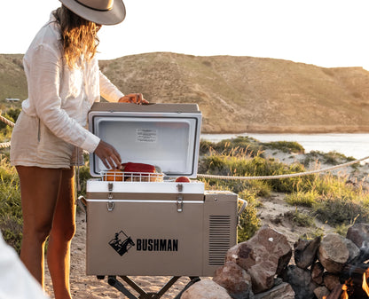BUSHMAN FRIDGE/FREEZER FROM 35ltr EXTENDS UP TO 52ltr (12-24V)