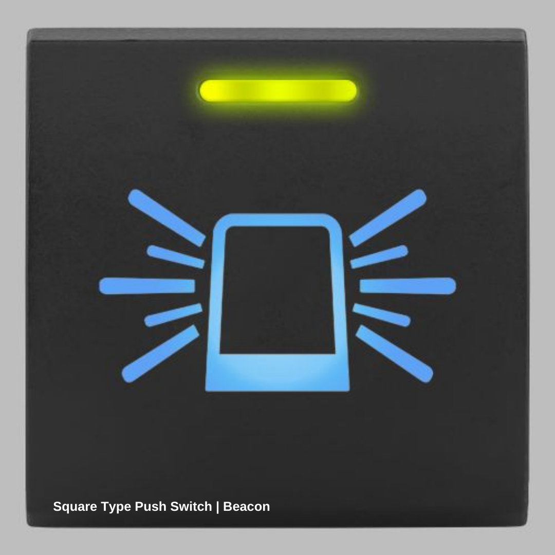 STEDI SQUARE TYPE PUSH SWITCH BEACON
