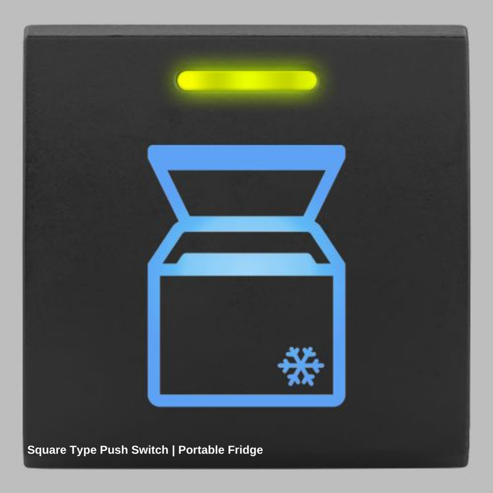 STEDI SQUARE TYPE PUSH SWITCH PORTABLE FRIDGE