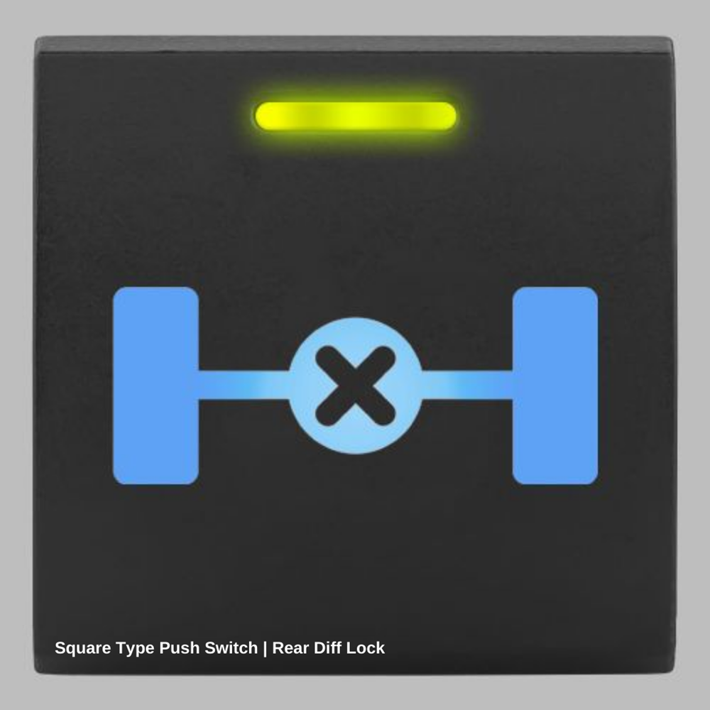 STEDI SQUARE TYPE PUSH SWITCH REAR DIFF LOCK