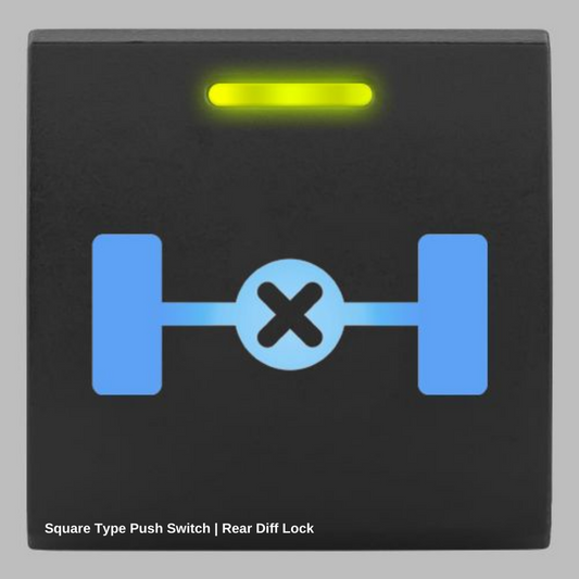 STEDI SQUARE TYPE PUSH SWITCH REAR DIFF LOCK