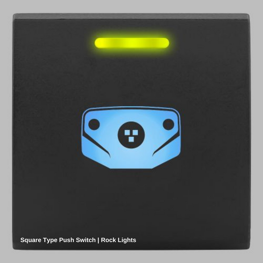 STEDI SQUARE TYPE PUSH SWITCH ROCK LIGHTS