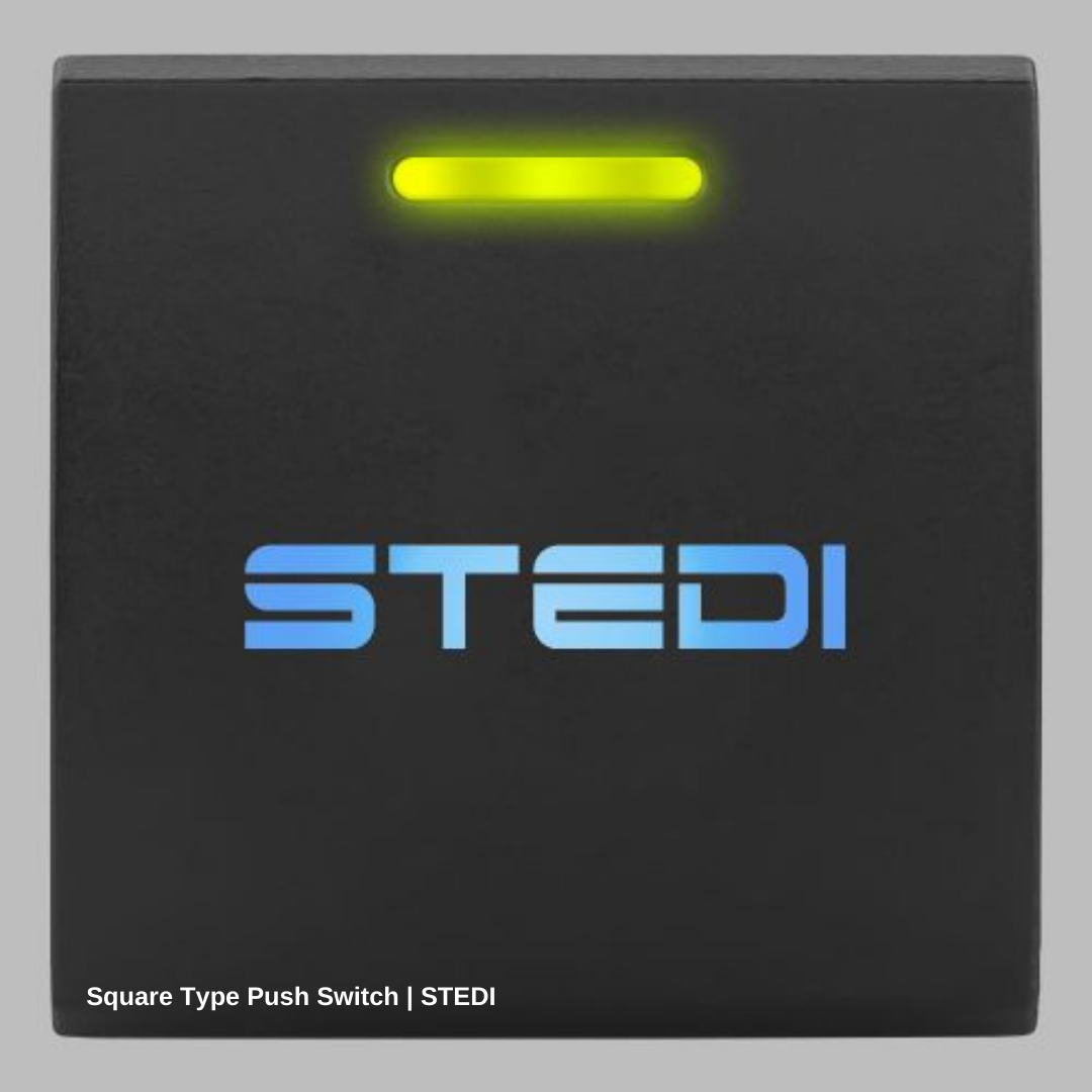 STEDI SQUARE TYPE PUSH SWITCH STEDI