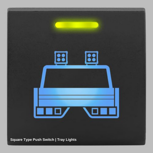 STEDI SQUARE TYPE PUSH SWITCH TRAY LIGHTS