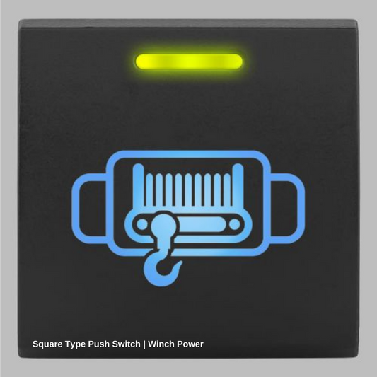STEDI SQUARE TYPE PUSH SWITCH WINCH POWER