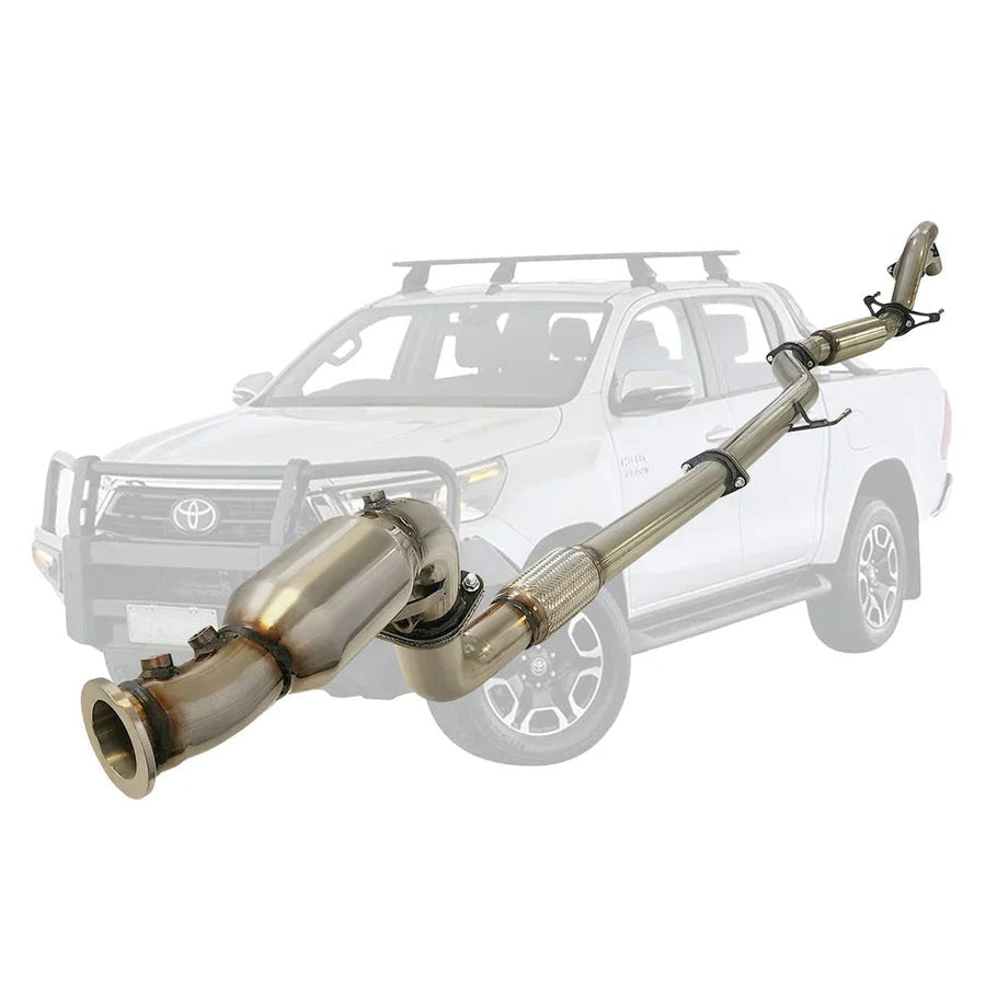 TOYOTA HILUX 2.8ltr N80 DPF BACK-BEAUDESERT EXHAUST SYSTEM
