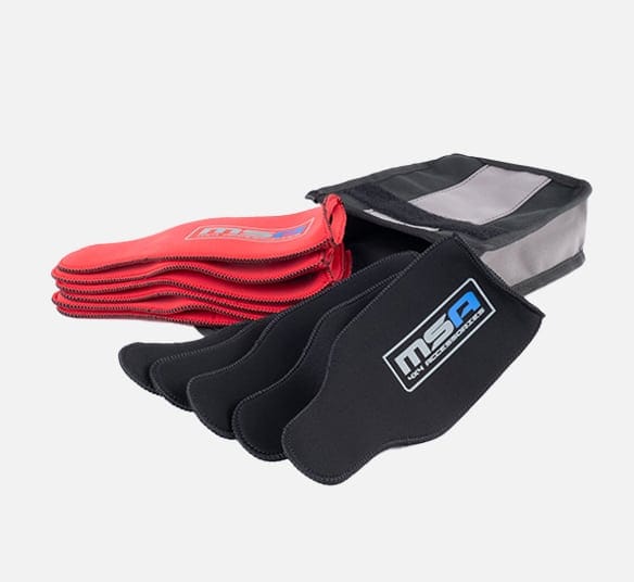 MSA STUBBIE TUBES X 12 (6 RED / 6 BLACK)