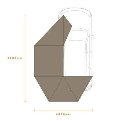 DARCHE ECLIPSE 270 AWNING  G2 LEFT (PASSENGER SIDE)