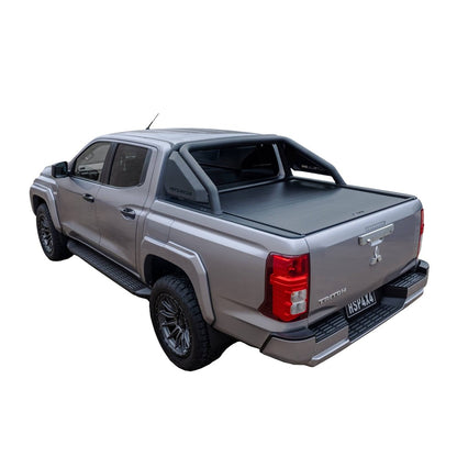 MITSUBISHI TRITON MV (2024+) WITH SPORTS BARS-HSP ELECTRIC ROLLER COVER