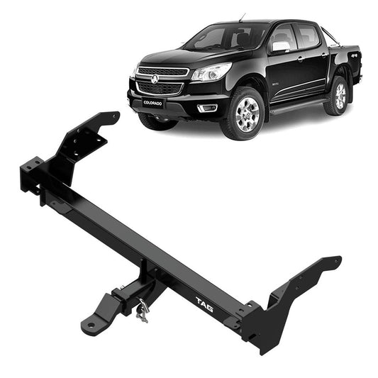 TAG HEAVY DUTY TOWBAR FOR HOLDEN COLORADO STYLESIDE UTE WITH STEP (06/2012 - 07/2020)