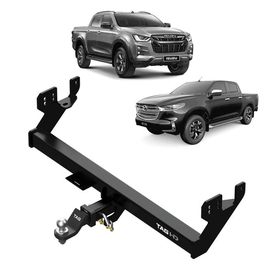 TAG HEAVY DUTY TOWBAR FOR MAZDA BT-50 & ISUZU D-MAX (07/2020 - ON)