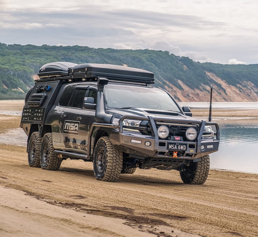 MSA MIRRORS LC200 LANDCRUISER-BLACK