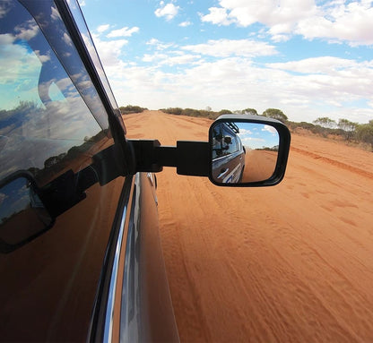 ISUZU D-MAX (2012-2020) & MU-X (2013-2021) & HOLDEN COLORADO/COLORADO 7 (2012-2021)-MSA TOWING MIRRORS (BLACK)