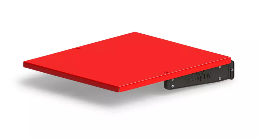 CLEARVIEW ES-220PLUS LARGE RED CLIP-ON TRAY