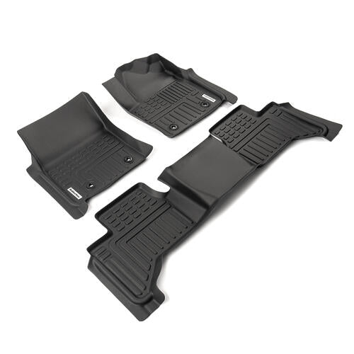 TOYOTA LANDCRUISER 300 Series 7 SEATER (2021+)-FULL SET 3D MOULDED DEEP DISH FLOOR MATS