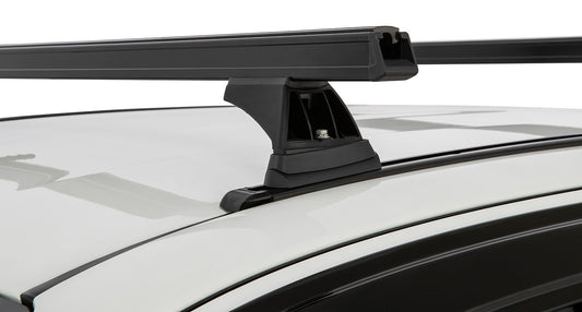 Heavy Duty RCH Trackmount Black 2 Bar Roof Rack