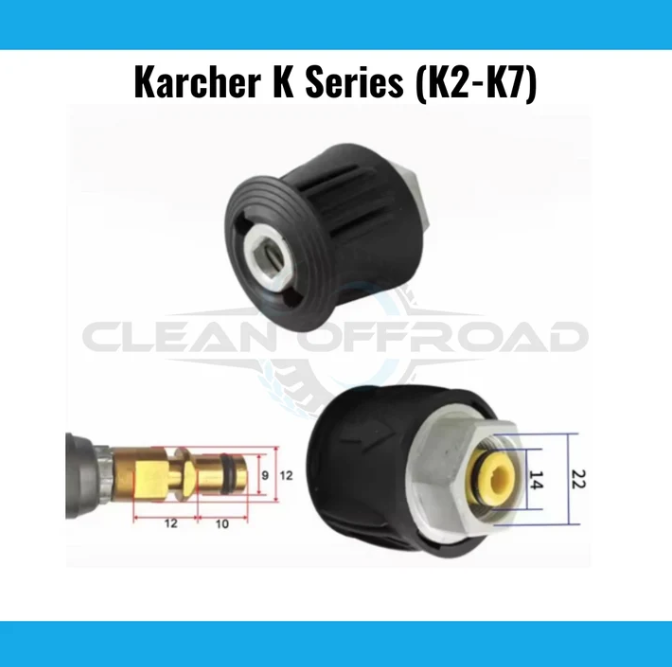 CLEAN OFFROAD UNIVERSAL SHORT GUN WITH NOZZLES