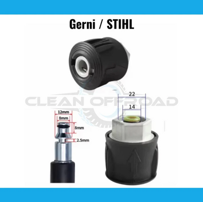 CLEAN OFFROAD UNIVERSAL SHORT GUN WITH NOZZLES