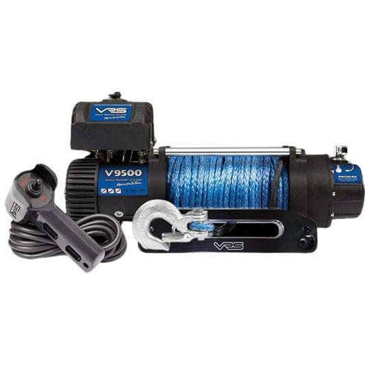 VRS WINCH 12V 9500LB SYNTHETIC ROPE