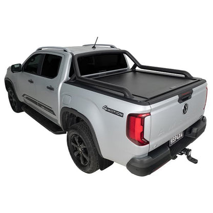 VOLKSWAGEN AMAROK (2023+) WITH FACTORY EXTENDED SPORTS BARS-HSP ELECTRIC ROLLER COVER