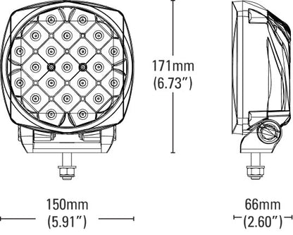 LIGHTFORCE VENOM PROFESSIONAL EDITION LED DRIVING LIGHT (SINGLE)