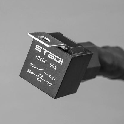 STEDI DUAL CONNECTOR PLUG & PLAY SMART HARNESS HIGH BEAM DRIVING LIGHT WIRING