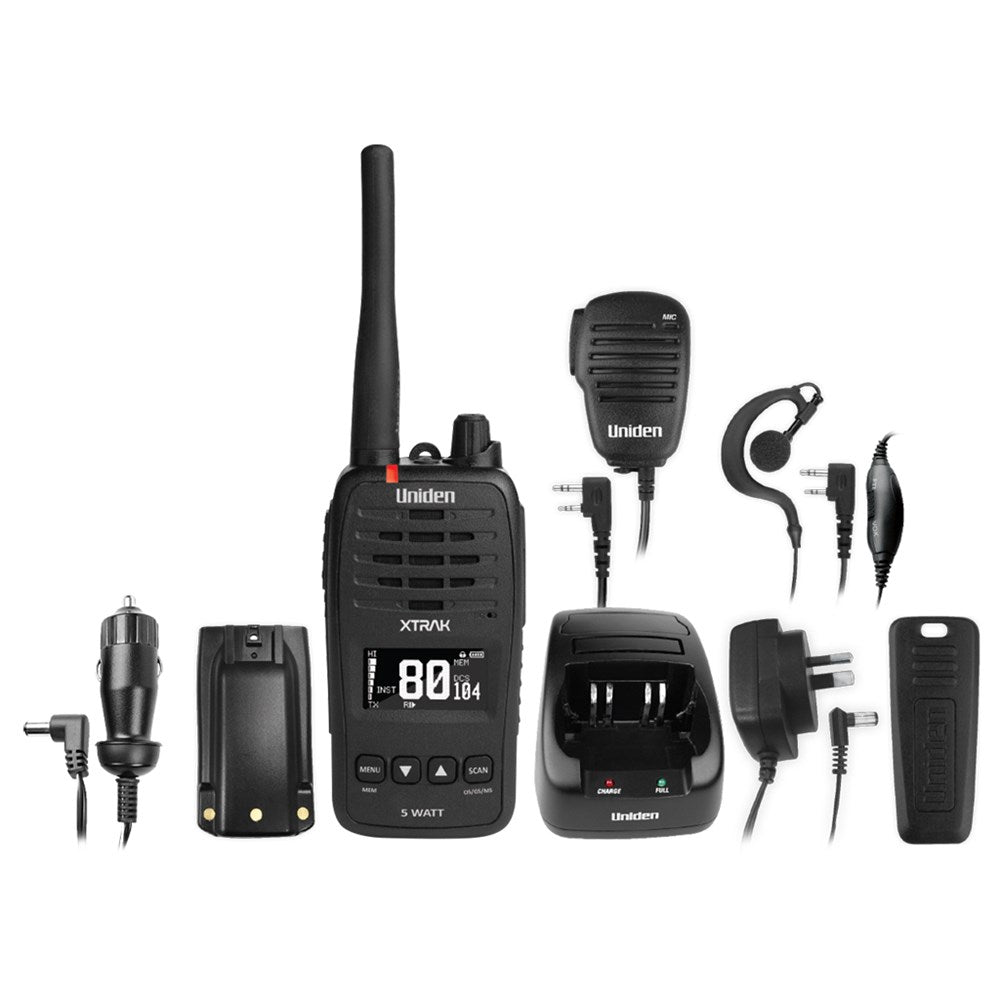 UNIDEN XTRAK 50 H/HELD UHF 5W KIT