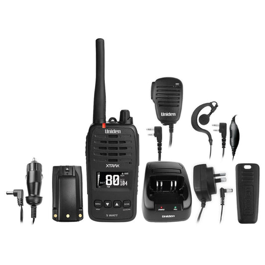 UNIDEN XTRAK 50 H/HELD UHF 5W KIT