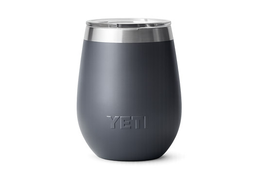 YETI RAMBLER 10OZ WINE TUMBLER CHARCOAL