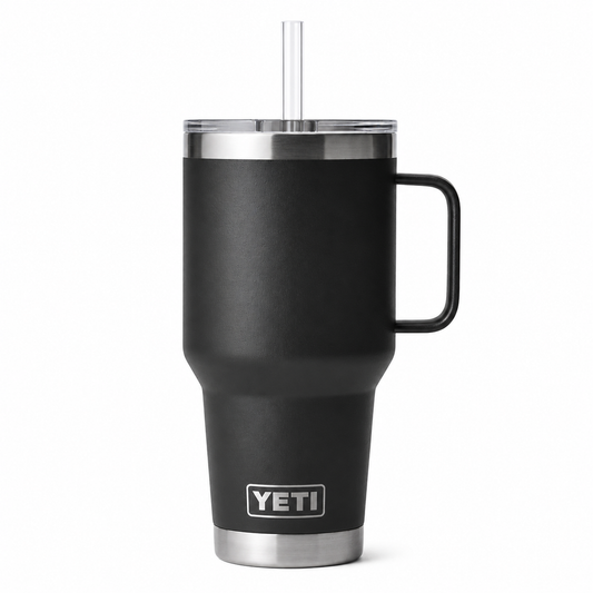 YETI RAMBLER 35OZ STRAW MUG BLACK