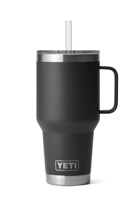 YETI RAMBLER 35OZ STRAW MUG BLACK