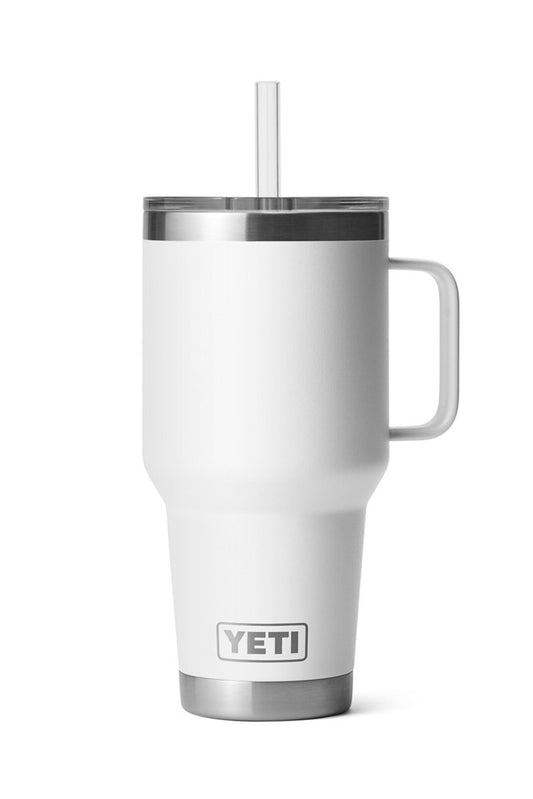YETI RAMBLER 35OZ STRAW MUG WHITE