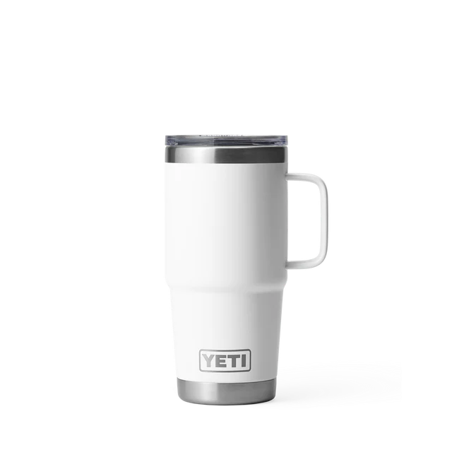 YETI RAMBLER R20 TRAVEL MUG WHITE
