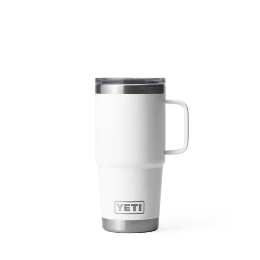 YETI RAMBLER R20 TRAVEL MUG WHITE