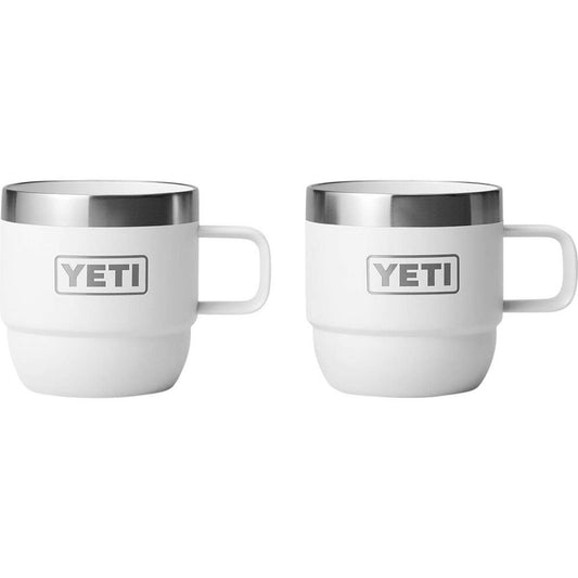 YETI RAMBLER 6OZ EXPRESSO MUGS WHITE V2