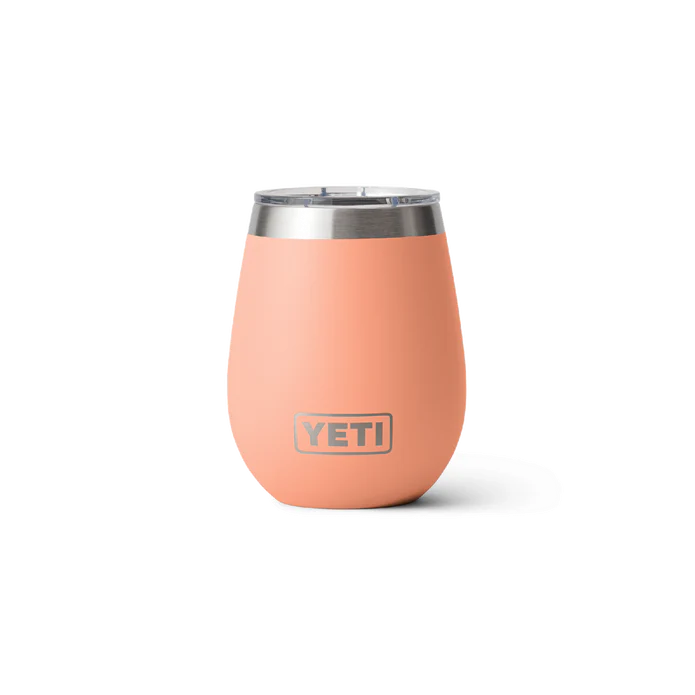 YETI RAMBLER 10OZ WINE TUMBLER LC PEACH