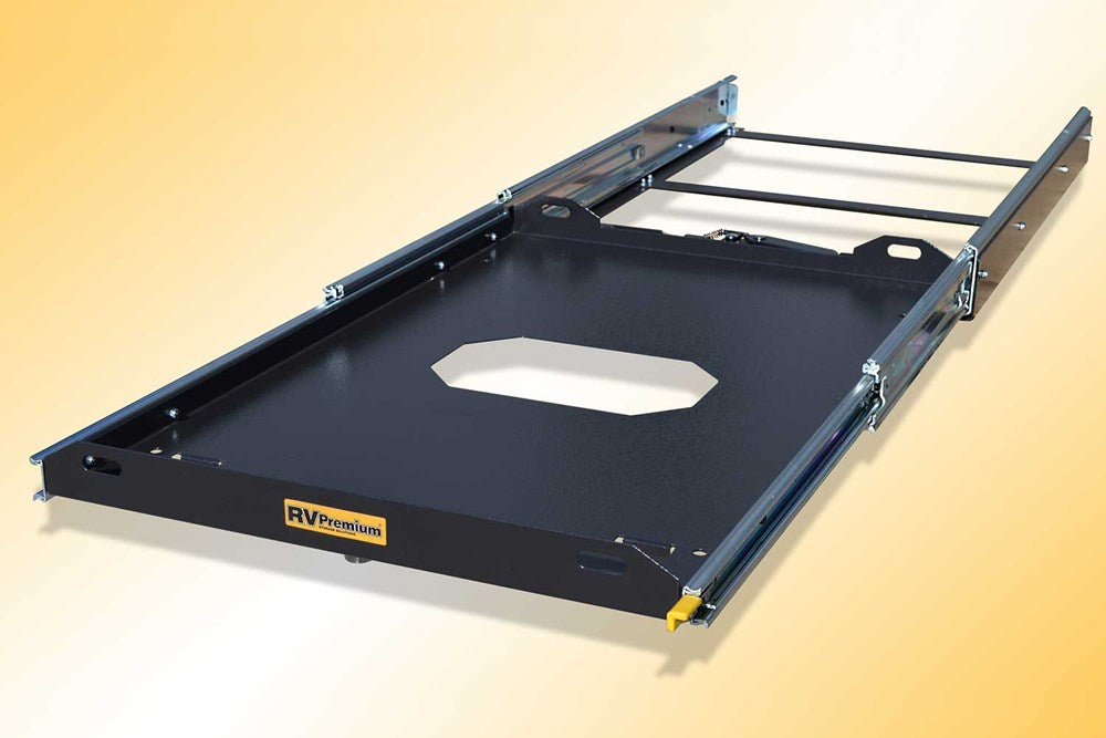 FS2 RV STORAGE SOLUTIONS PREMIUM STEEL FRIDGE SLIDE (approx. 21kg)