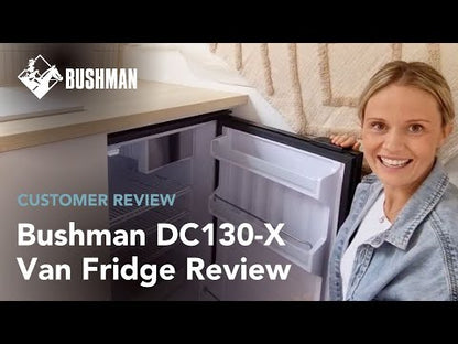 BUSHMAN UPRIGHT FRIDGE 130L 12/24v