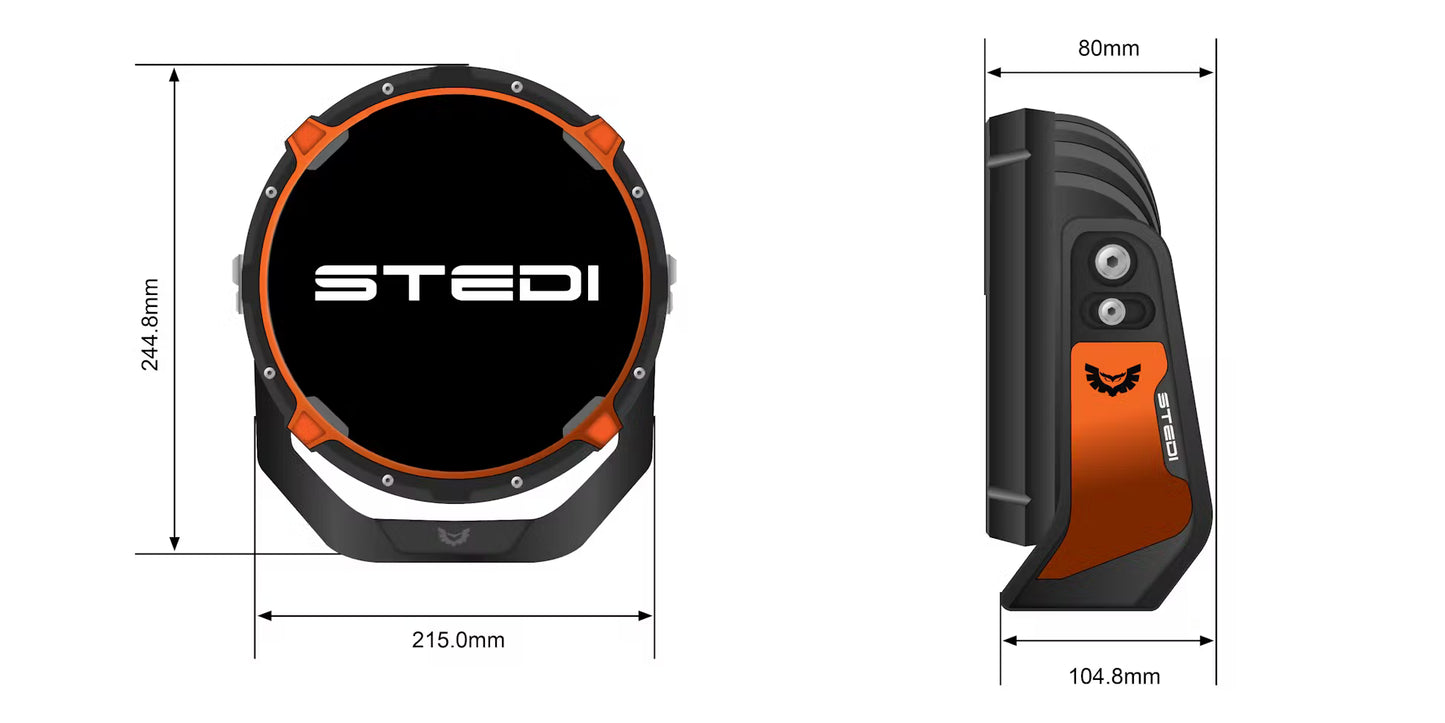 STEDI TYPE-X PRO PLUS 8.5" DRL ASSEMBLED KIT