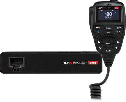 GME XR5 Connect radio and receiver on a white background
