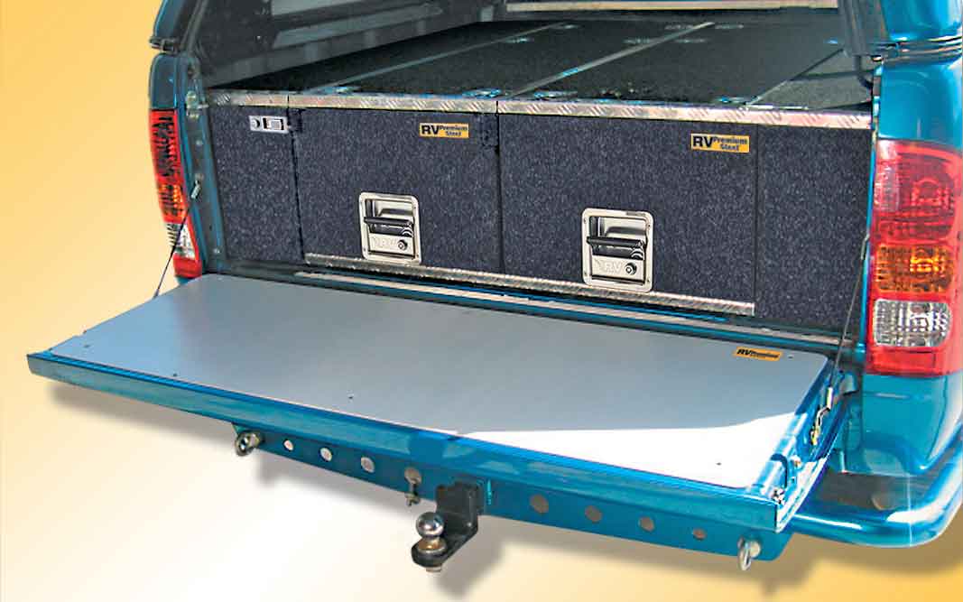 RV STORAGE TAIL GATE TABLE